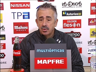 Manuel Preciado, entrenador del Sporting 