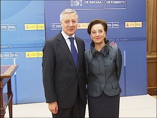 José Blanco y Mercedes Álvarez González