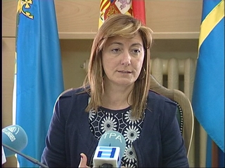 la alcaldesa, Esther Díaz
