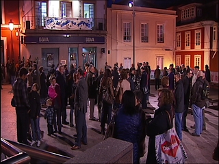 Concentración en la Plaza de la Baragaña (Candás)