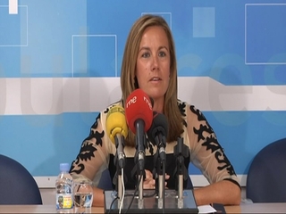  La presidenta del PP de Gijón, Pilar Fernández Pardo