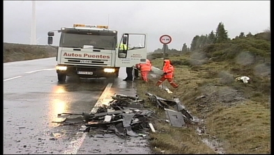 Accidente de tráfico en As Pontes, A Coruña
