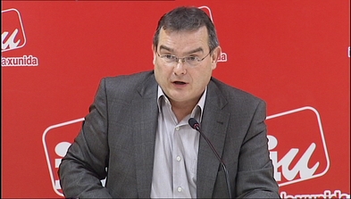 El diputado regional de IU y portavoz en la Junta, Ángel González Álvarez