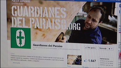 Página Web de 'Guardianes del Paraíso'