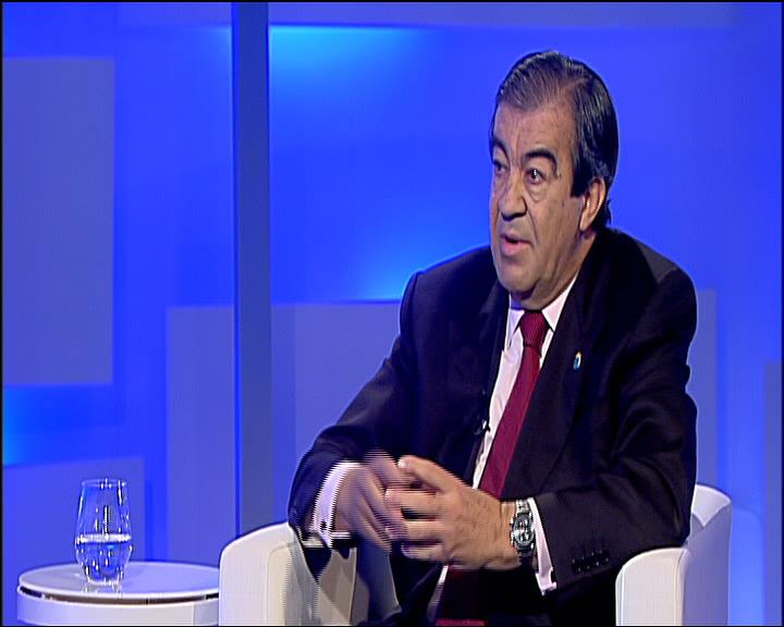 El presidente de Foro, Francisco Álvarez-Cascos, en una entrevista a TPA Noticias