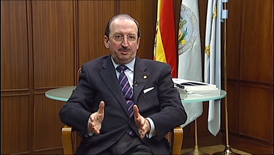 El presidente del Colegio Oficial de Médicos de Asturias, Alejandro Braña