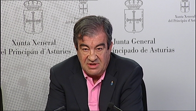 El presidente de Foro, Francisco Álvarez-Cascos, ofrece una rueda de prensa