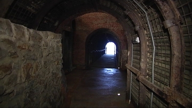 Interior de la mina de Arnao