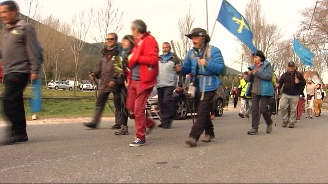 Columna asturiana de la Marcha por la Dignidad