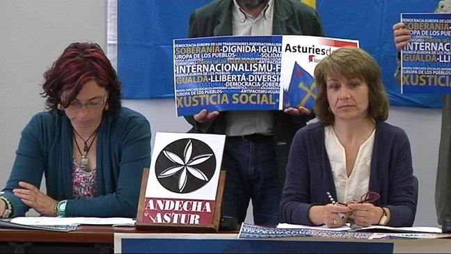 Presentación de la candidatura de Andecha Astur