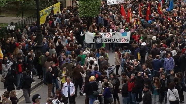 Protesta por el cierre de 'La Madreña'