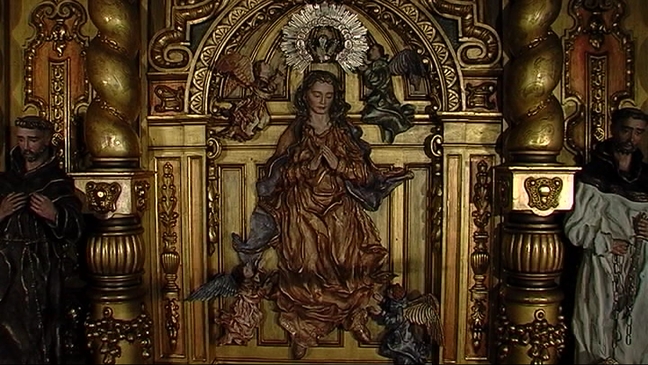 Retablo de la iglesia Santa María de Llas