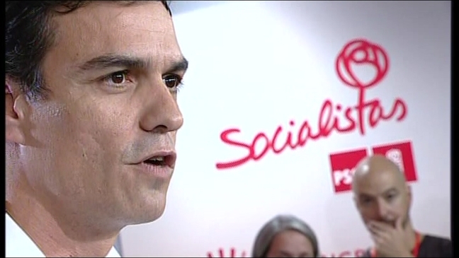  El nuevo secretario general del PSOE, Pedro Sánchez