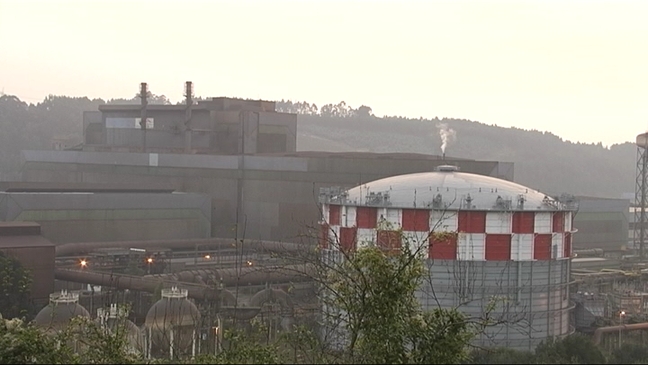 Instalaciones de Arcelor en Tabaza, Gijón