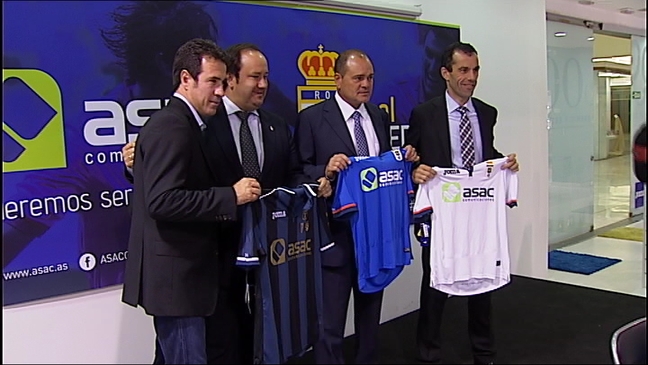 Presentación del nuevo patrocinador del Real Oviedo