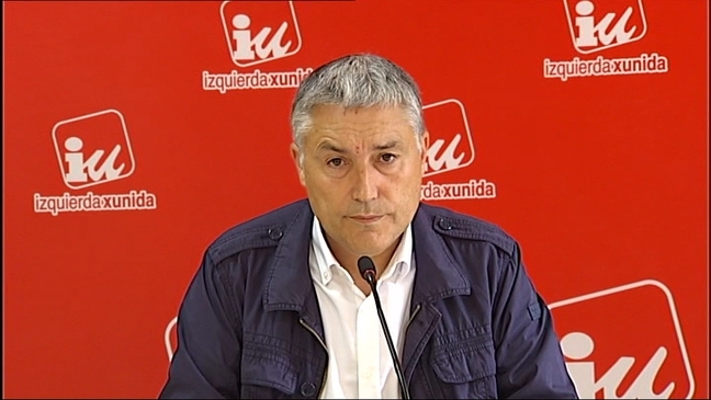 El coordinador general de IU de Asturias, Manuel González Orviz