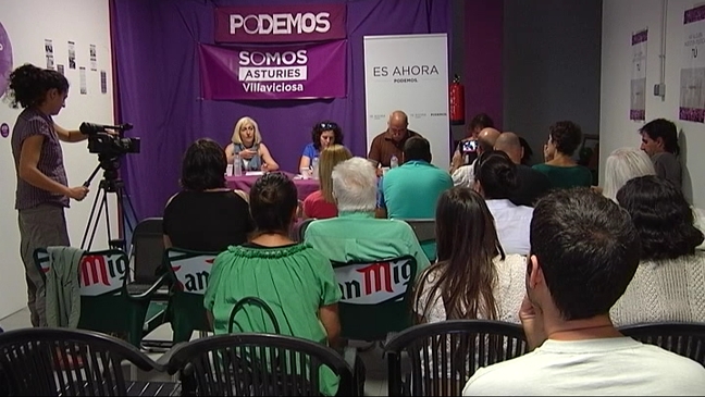 Reunión de Podemos con el colectivo de mariscadores de Villaviciosa