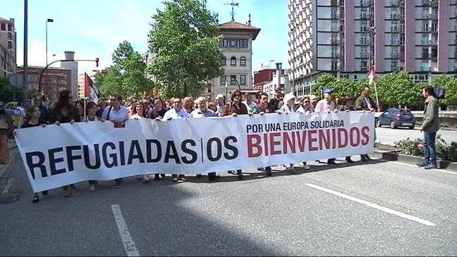 Gijón se suma a la movilización para exigir solidaridad con los refugiados