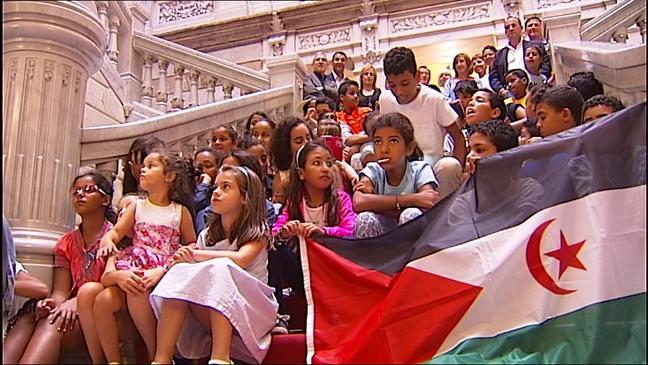 Niños saharauis del programa 'vacaciones en paz'