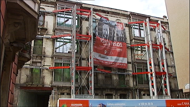 El edificio Álvarez Mendoza se rehabilita tras 20 años abandonado