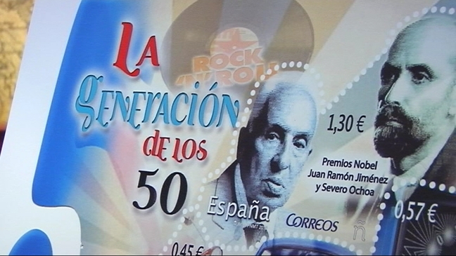 Correos presenta un sello con Severo Ochoa como uno de sus protagonistas