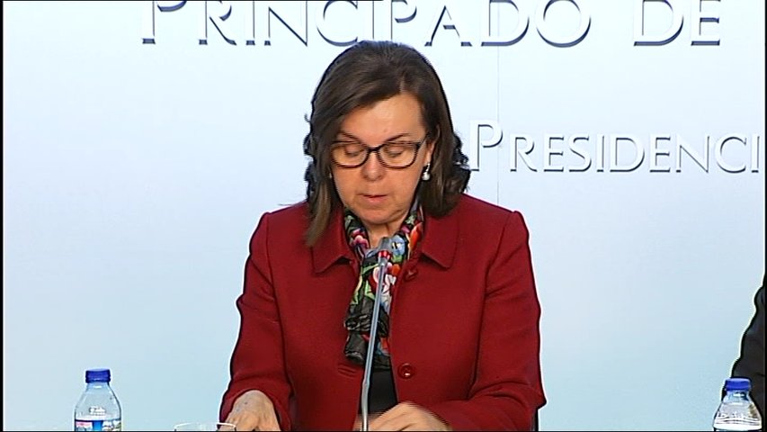 La consejera de Desarrollo Rural, María Jesús Álvarez