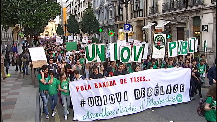 Manifestación en Oviedo contra la Lomce 