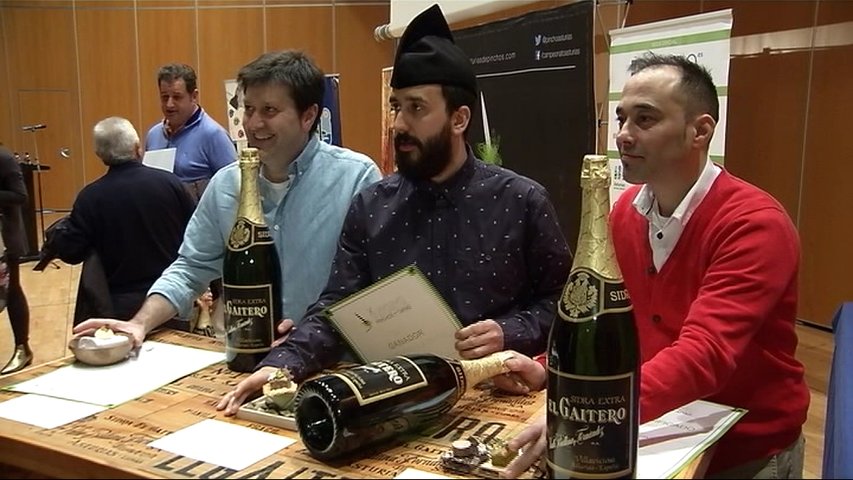 Los tres finalistas del campeonato de pinchos de Asturias