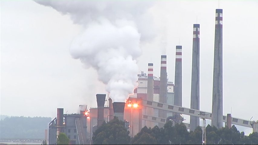 Instalaciones de Arcelor en Avilés