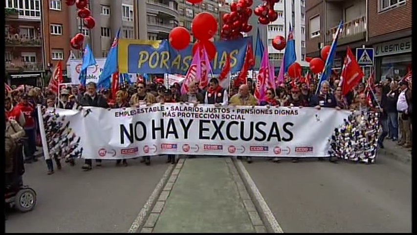Manifestación en el Día del Trabajador