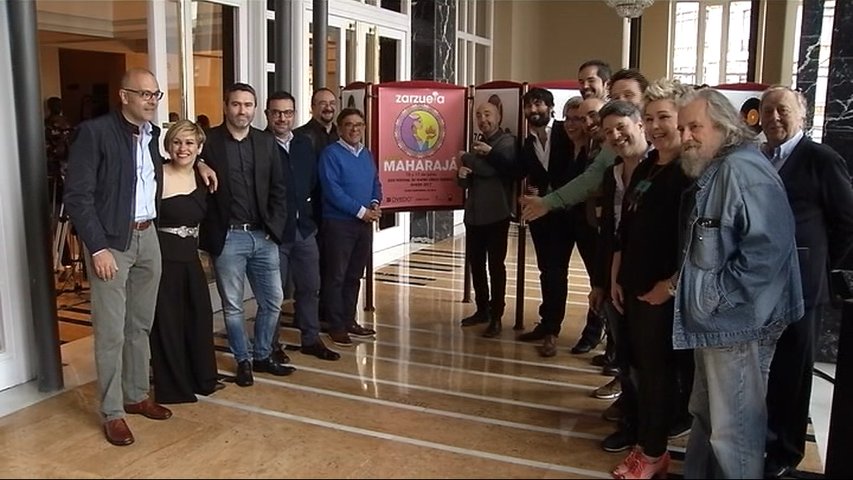 Presentación del estreno de Maharajá