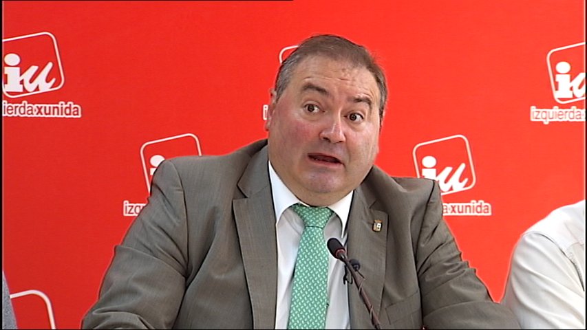 El coordinador de la coalición de IU, Ramón Argüelles