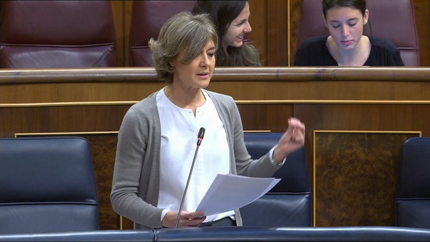 La ministra de Agricultura y Pesca, Alimentación y Medio Ambiente, Isabel García Tejerina