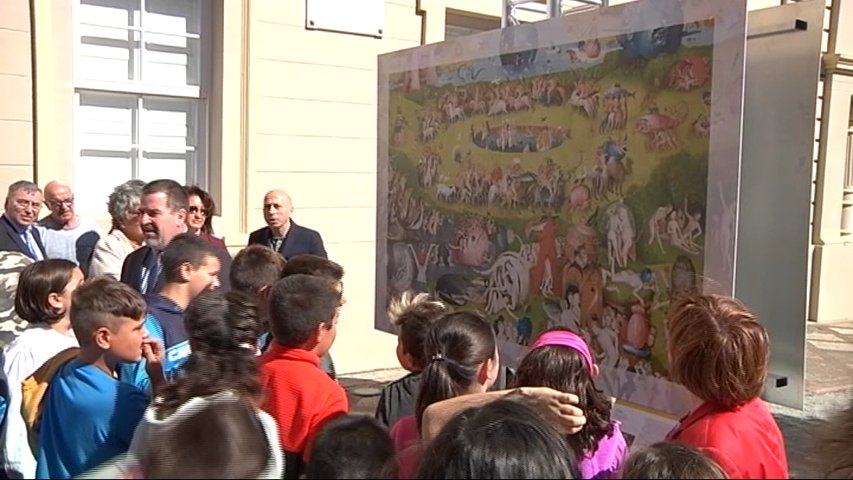 Réplicas de los cuadros del Museo del Prado en las calles de Castropol