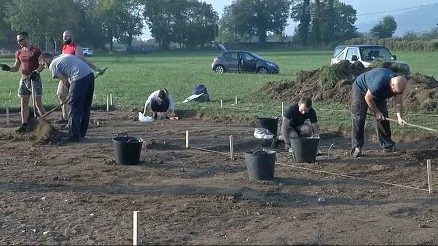 Encuentran vestigios de unas termas romanas en Lugo de Llanera