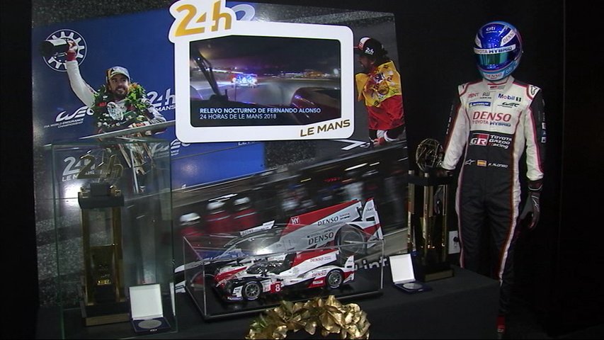 Trofeo de las 24 horas de Le Mans en el Museo de Fernando Alonso