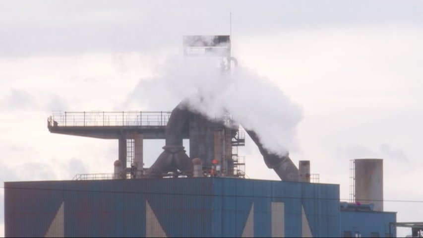 Imagen de la planta de Veriña de Arcelor