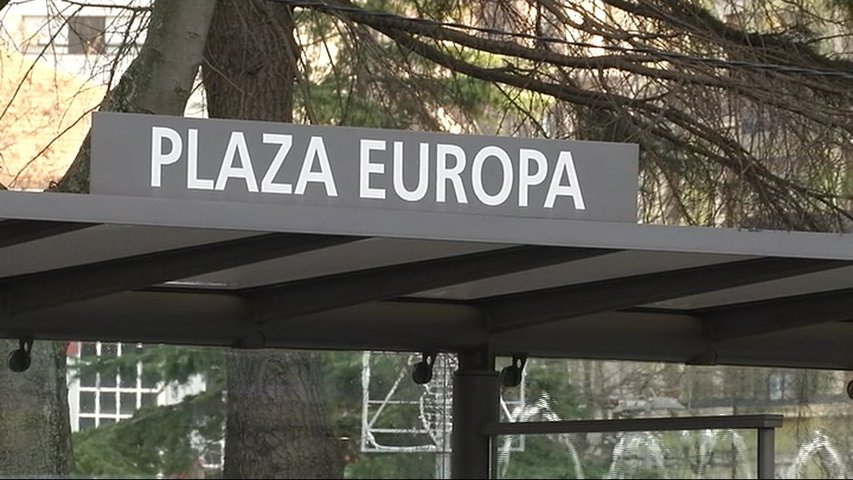 Parada de Plaza Europa en Gijón