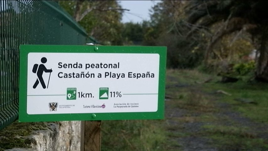 Senda peatonal Castañón a Playa España