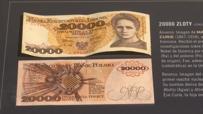 Una exposición muestra los rostros de la ciencia en 150 billetes y monedas 