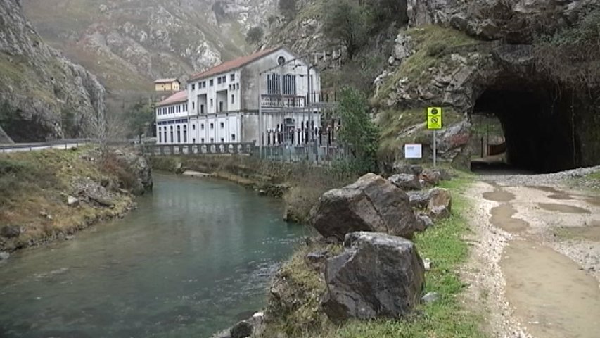 Una central hidráulica en Asturias
