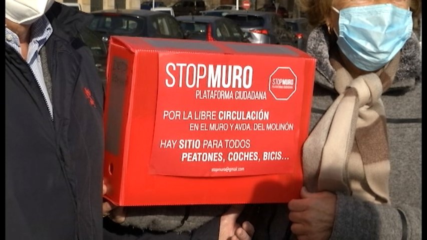   La plataforma 'Stop Muro' lleva registradas ya 20.000 firmas contra los cambios en el paseo