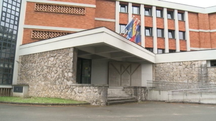 Entrada al Colegio Mayor de América en Oviedo