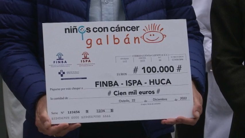 Galbán dona 100.000 euros para la investigación sobre el sarcoma e infecciones