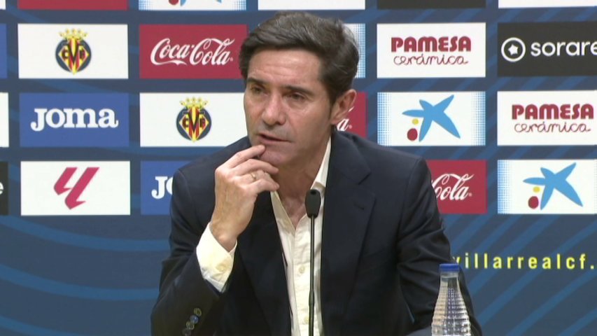 Marcelino García Toral se emociona en su presentación con el Villarreal