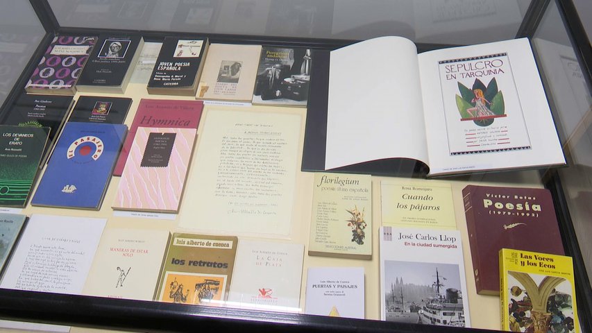 Exposición sobre la poesía española desde 1975 en la UNED de Gijón hasta el 22 de febrero