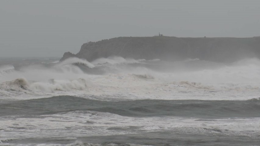 Viento, lluvia y oleaje en Asturias